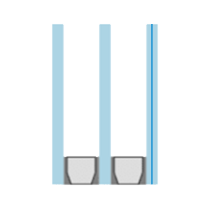 HR+++ 1 zijde gelaagd