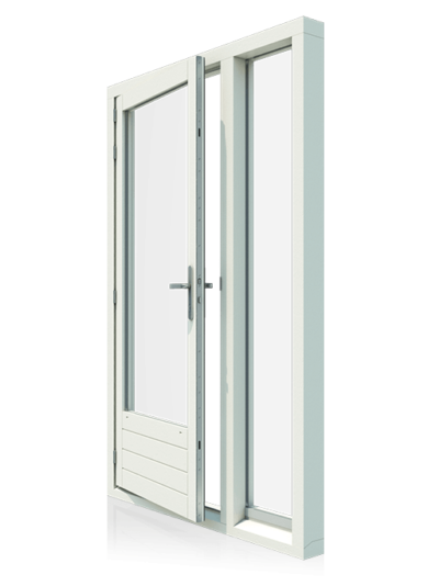 Deurkozijn met zijlicht rechts