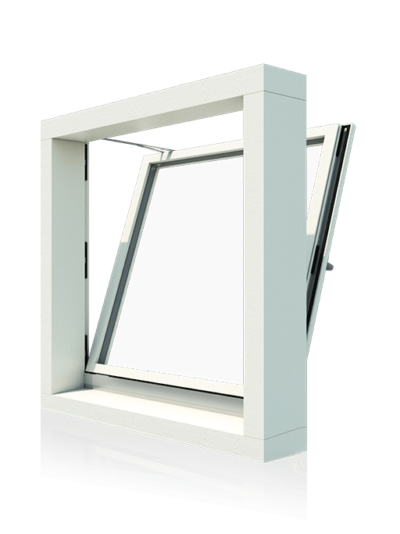 1-vaks kozijn met 1 draaikiepraam