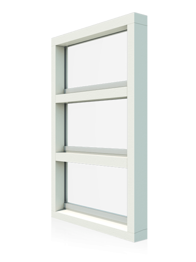 3-- vaks kozijn verticaal