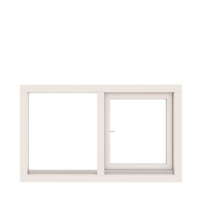 2-vaks draaikiepraam rechts 1700 x 1250 mm (24-uurskozijn)