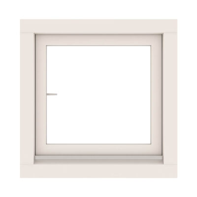 Draaikiepraam rechts draaiend - 900 mm x 1250 mm (24 uurskozijn)